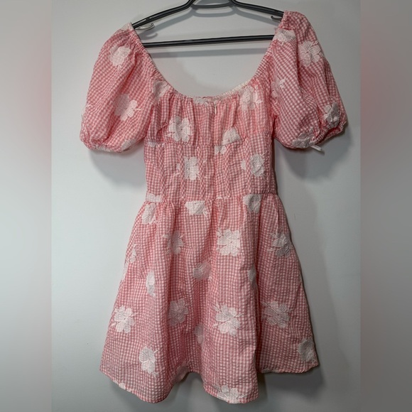 Sabo Pink Gingham Shaye Dress size S - Picture 7 of 11